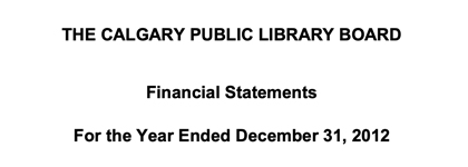 2012 Financial Statements