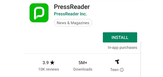 pressreader app 1a
