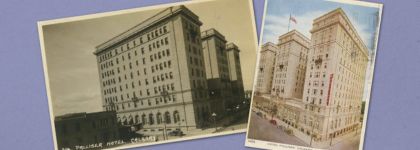 2 photographs of the Palliser Hotel.